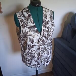 INC Men's Large Floral Slim Fit Suit Vest